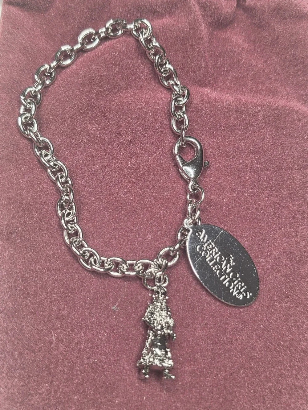 American Girls Doll Kaya Silver Charm Bracelet Vintage Y2k Hallmark Collectible